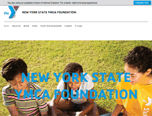 Tablet Screenshot of nysymcafunds.org